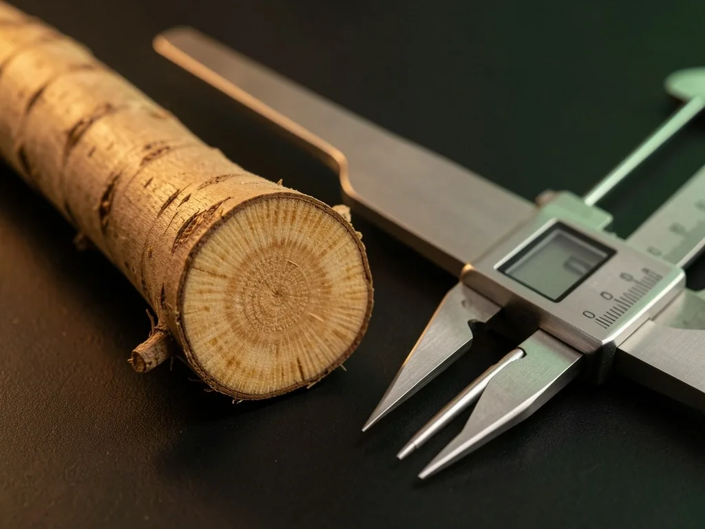 Botanical root cross-section with laboratory tools