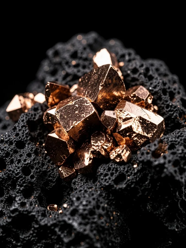Raw zinc mineral crystals close-up